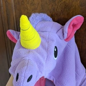 Purple unicorn onesie